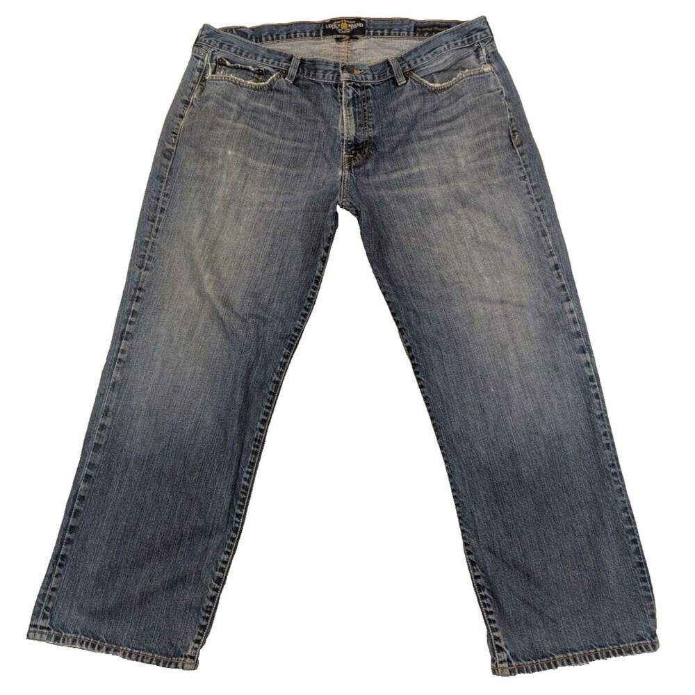 Lucky Brand Mens Jeans 361 Vintage Straight Blue 40x30 (38x28) VTG Relaxed Baggy